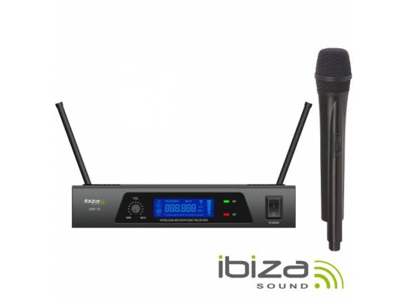 Ibiza UHF 10 MICROFONE S/FIOS 1 CANAL UHF Ibiza UHF 10 MICROFONE S/FIOS 1 CANAL UHF